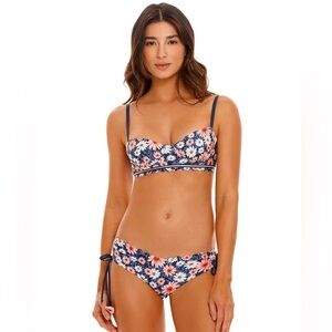Agua bendita Bikini Set Lauren Ross Top & Eda Ross Bottom Size S NWT